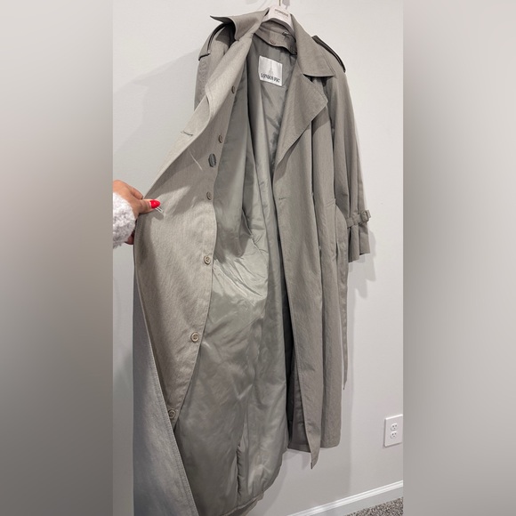 Vintage London Fog Trench Coat Jacket Size 12 Regular - Picture 9 of 12